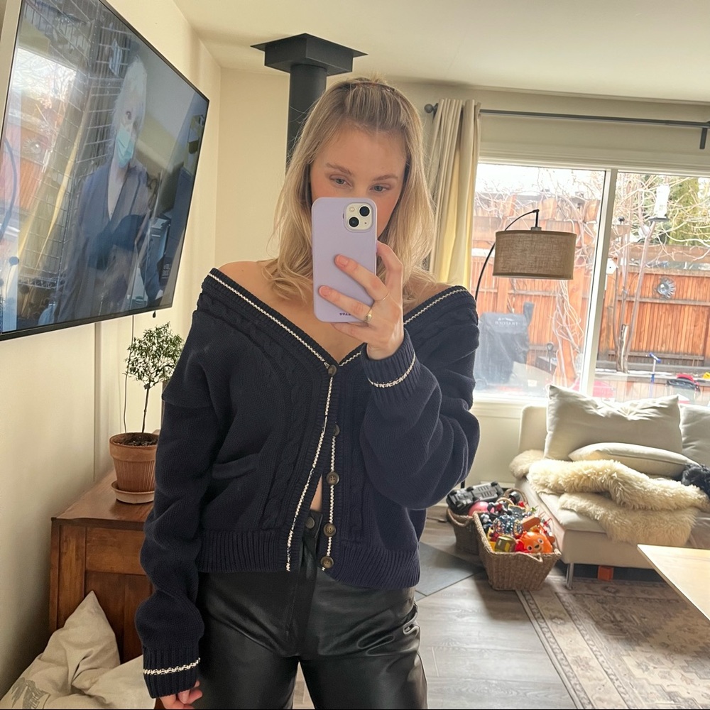 Vintage Varsity Style Cardigan